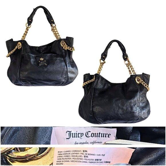 Vtg Y2K JUICY COUTURE 3-pc Velour Tracksuit Matching Set + Bag Top L Pants SP - Picture 9 of 12